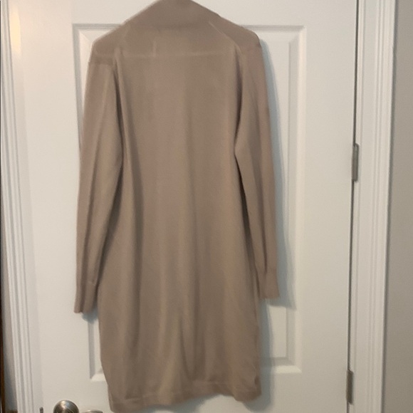 Esperanza Long Beige Sweater Cardigan - Picture 2 of 4